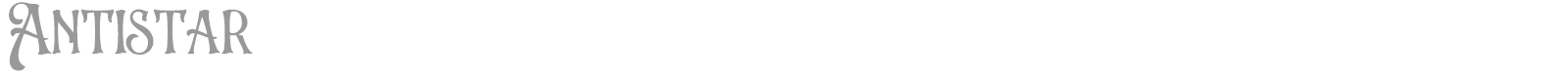 Antistar font preview